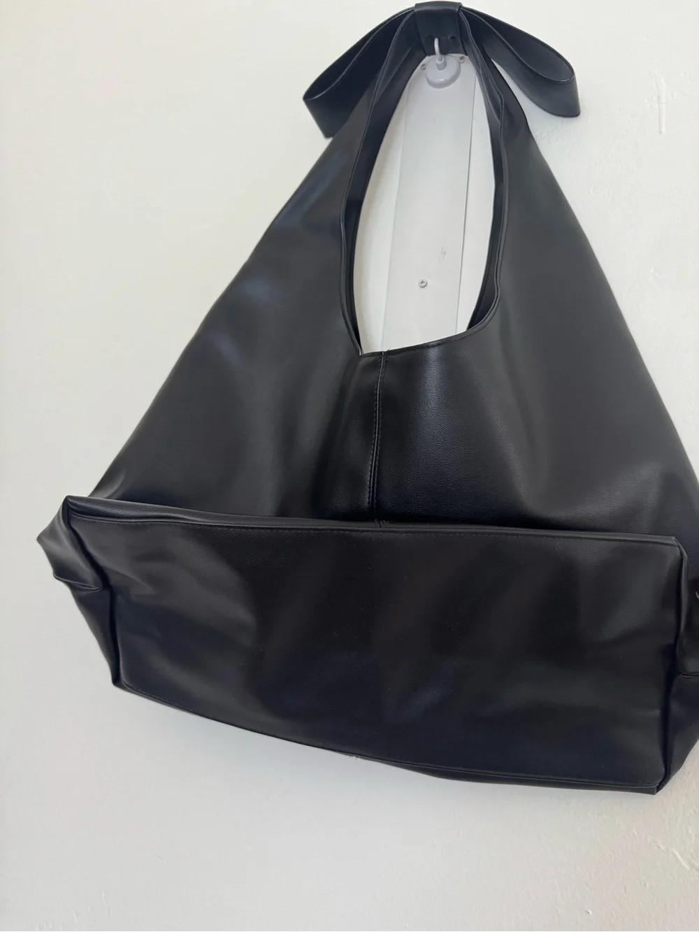 Victoria’s Secret Black Bow Tote Bag Slouchy